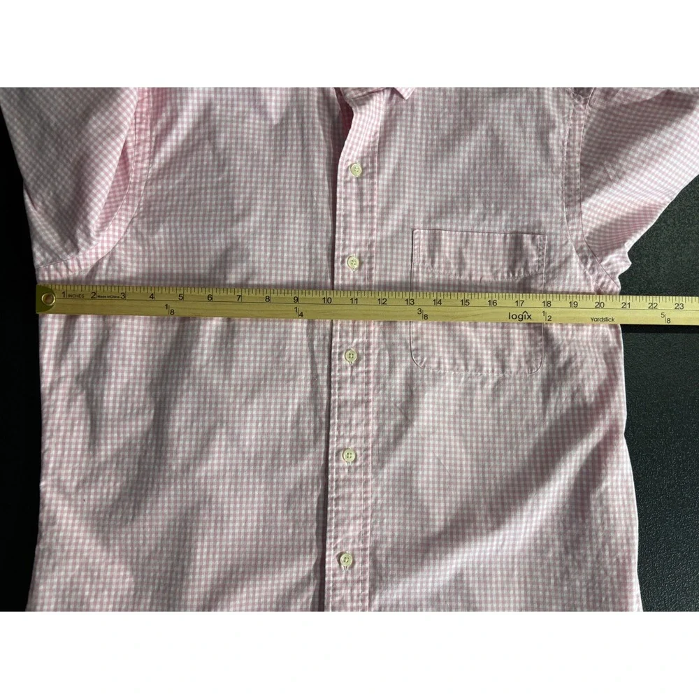 Polo Ralph Lauren Regent Classic Fit Pink Gingham Shirt Mens 15.5 32/33 Cotton